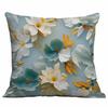 Spring and Summer 3D Floral Print Pillowcase Home Sofa Cushion Pillowcase