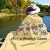 Bookish Goose Outdoor Flannel Blankets, Outdoor travel, Home Blankets, Fan Gifts,Suitable for All Seasons, Christmas Gifts. R1127035