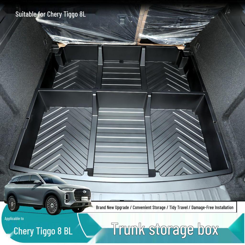 Chery Tiggo 8L Hidden Trunk Organizer and Storage Box