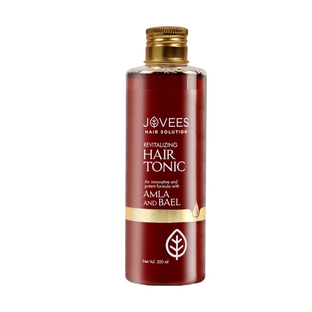 Jovees Herbal Revitalising Amla And Bael Hair Tonic For Long Strong Thick Hair 200ml