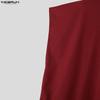 INCERUN Men V Neck Sleeveless Stitching Splits Irregular Casual Tank Tops No Belt