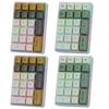 21 Key Numeric Keypad Ergonomic Lightweight Digital Keyboard Corded Bluetooth-compatible 2.4G Wireless Number Keypad