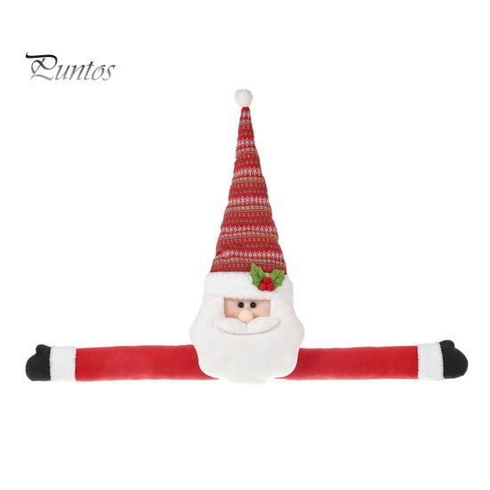 Weihnachtsbaumspitze mit Cartoon-Motiv, langer Arm, Weihnachtsmann, Schneemann, wiederverwendbar, Urlaubsdekoration, Weihnachtsbaumdekoration, Partyzubehör