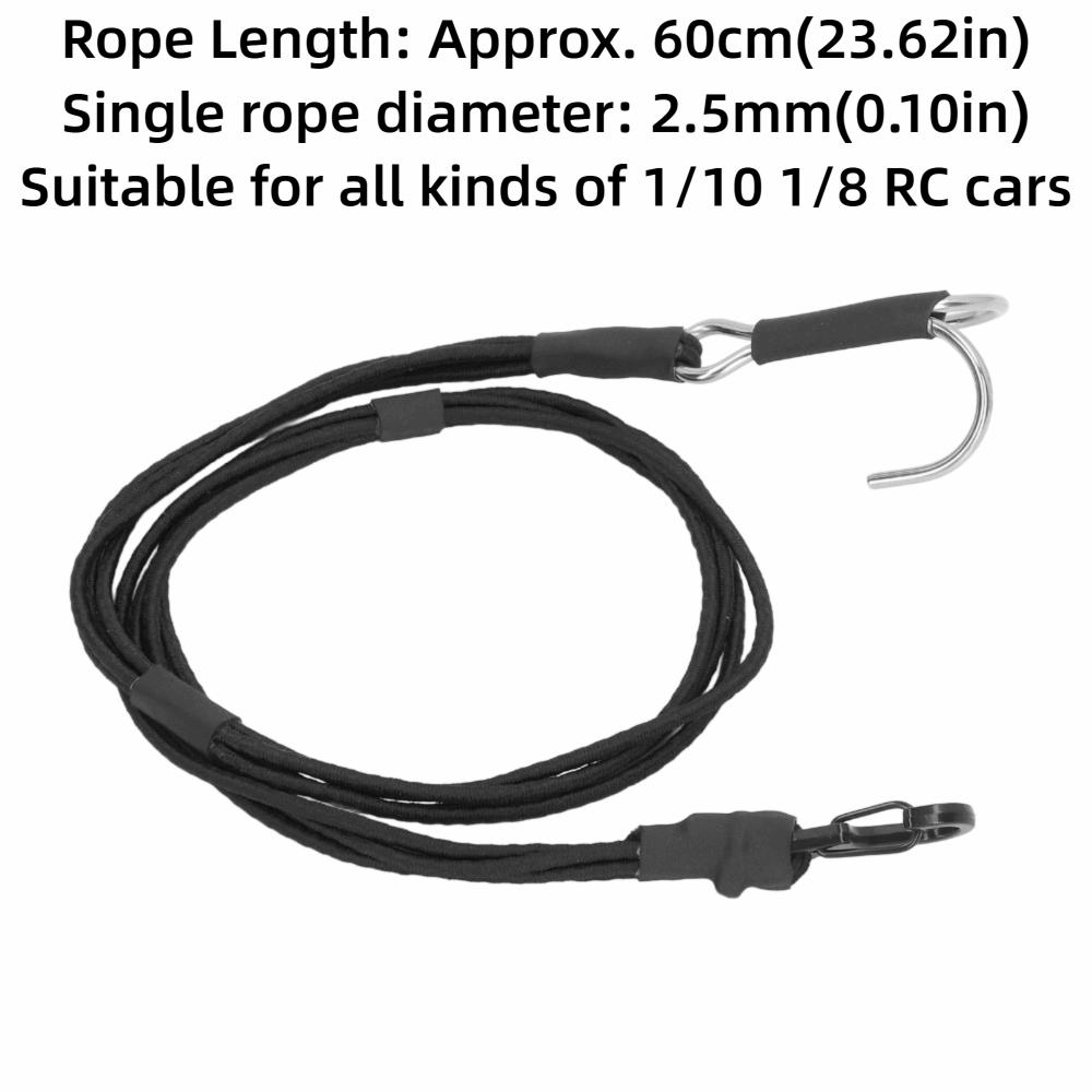 Nylon RC Crawler Winch Strap for TRX4/Axial SCX10/Capra RC Crawler for 1/10 1/8 RC Cars