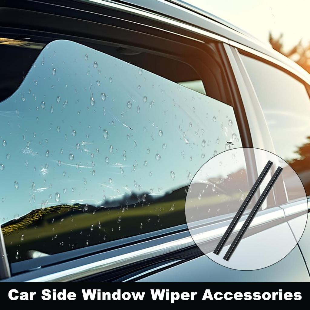 Car Wiper For Side Windshield Rubber Side Window Wiper Tool For Car Automotive Maintenance Supplies Quiet Cleaning Tool For