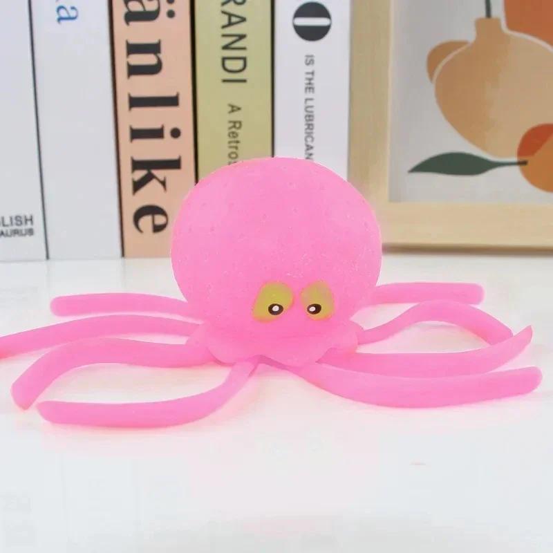 

Baby Bath Toy Sets Sponge Water Absorbing Octopus Squeezing Stress Ease Toy Sets Summer Play Water Plaything For Kids Kid 2 3 4 5 6 Year
