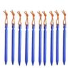 10pcs 18cm Aluminum Alloy Tent Pegs Canopy Stakes Ground Nails With Cord For Outdoor Camping Backpacking Hiking Garden Gear