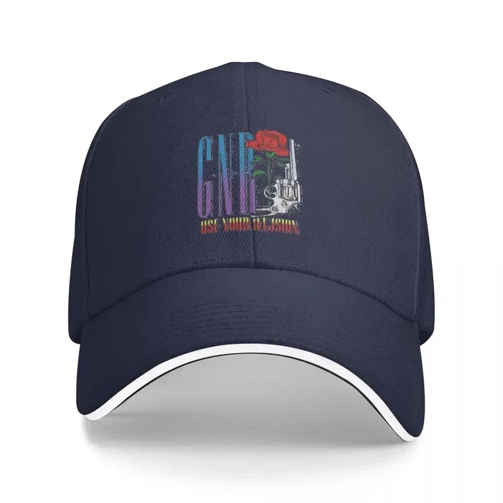 Guns N Roses Heavy Baseball Cap Metal Punk Outdoor Sport High Quality Hip Hop Hats Unisex Unisex Street Style Print Baseball Caps