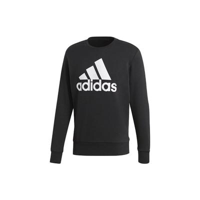 Essentials Logo Crew Neck Sweatshirt Men Tops Black CD6275