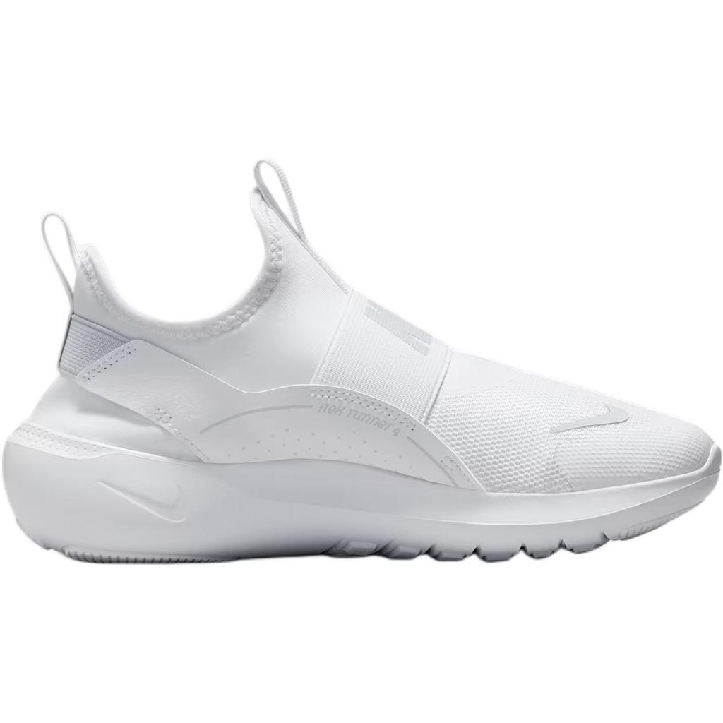 Nike Scarpe da Ginnastica Basse Flex Runner 4 Moda Comode Sportive per Bambini Bianche IF2893-102