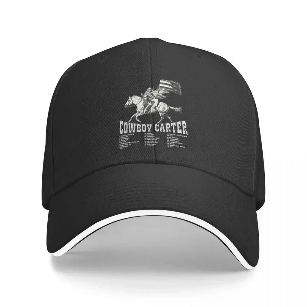 Vintage Cowboy Carter Lässige Baseballkappe Frühling Sänger Y2K Coole Trucker-Kappe Sonnenschnappkappe Damen Herren y2k Niedliche Baseballkappen