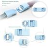 1 Pair Magnetic Shoelaces with Quick Release Buckle for Casual Shoes Sneakers Boots - No-Tie Lazy Shoe Laces Lock for Canvas