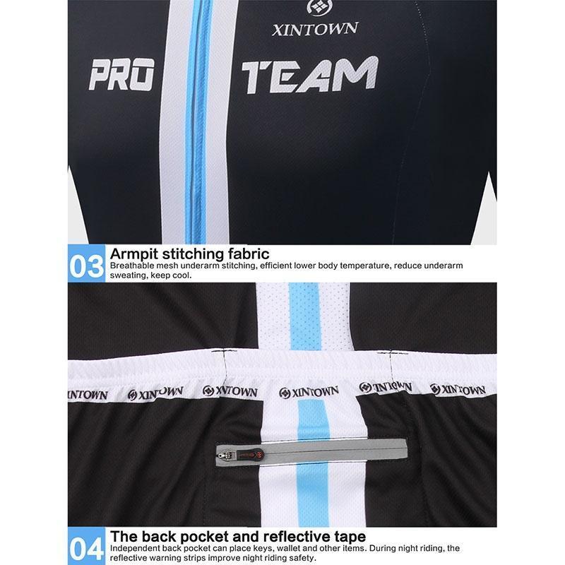 Spring Autumn Riding Bicycle Cycling Clothing Set Sport Cycling Jerseys Men Quick Dry Bicycle Clothes Suits