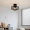 Single-Light LED Ceiling Light, E26, Stylish, Antique Retro Design, No Installation Required, Entryway Lighting, Black, Nordic Modern, Dining Room