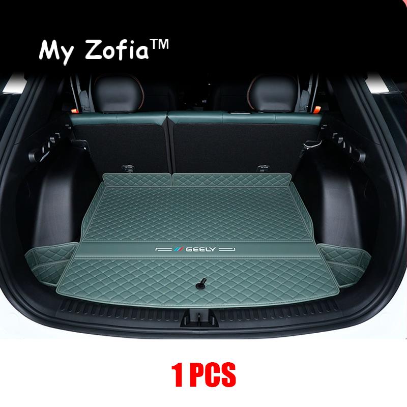 For Geely Cityray 2024 2025 Boyue Car Leather Trunk Mat Boot Durable Liner Waterproof Mud Protector Cargo Carpet Accessories