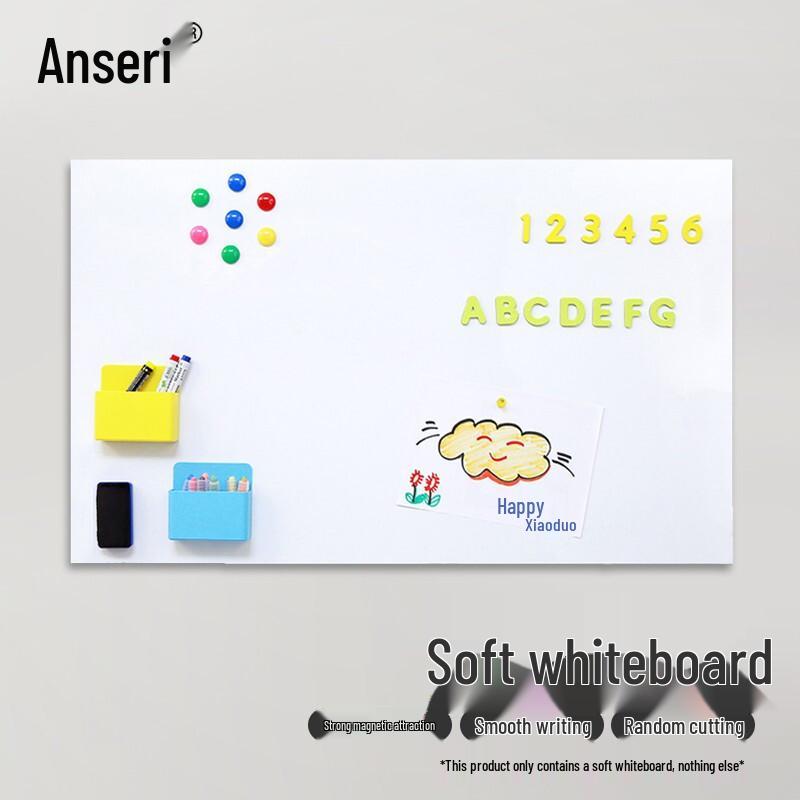 Ansairui Self-Adhesive Magnetic Soft Whiteboard