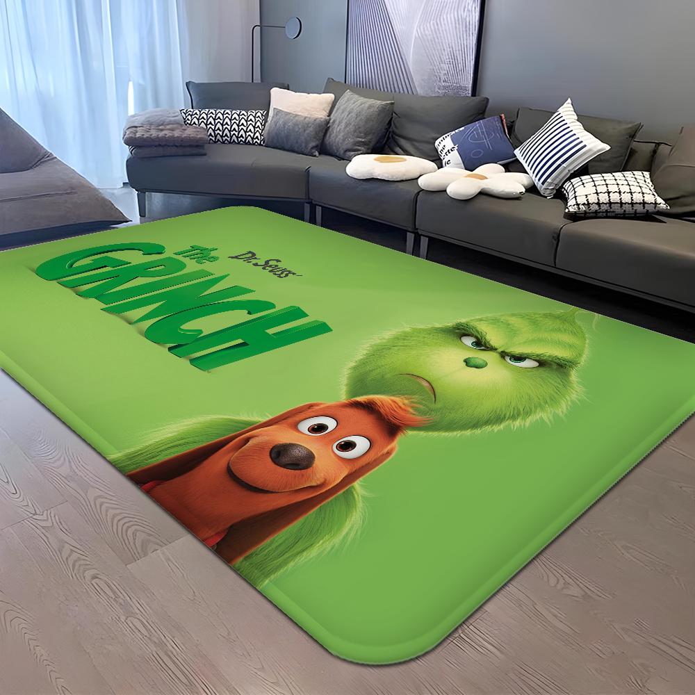 Cartoon THE G-GRINCHS Room Mats Cheaper Anti-slip Modern Living Room Balcony Printed Welcome Rug