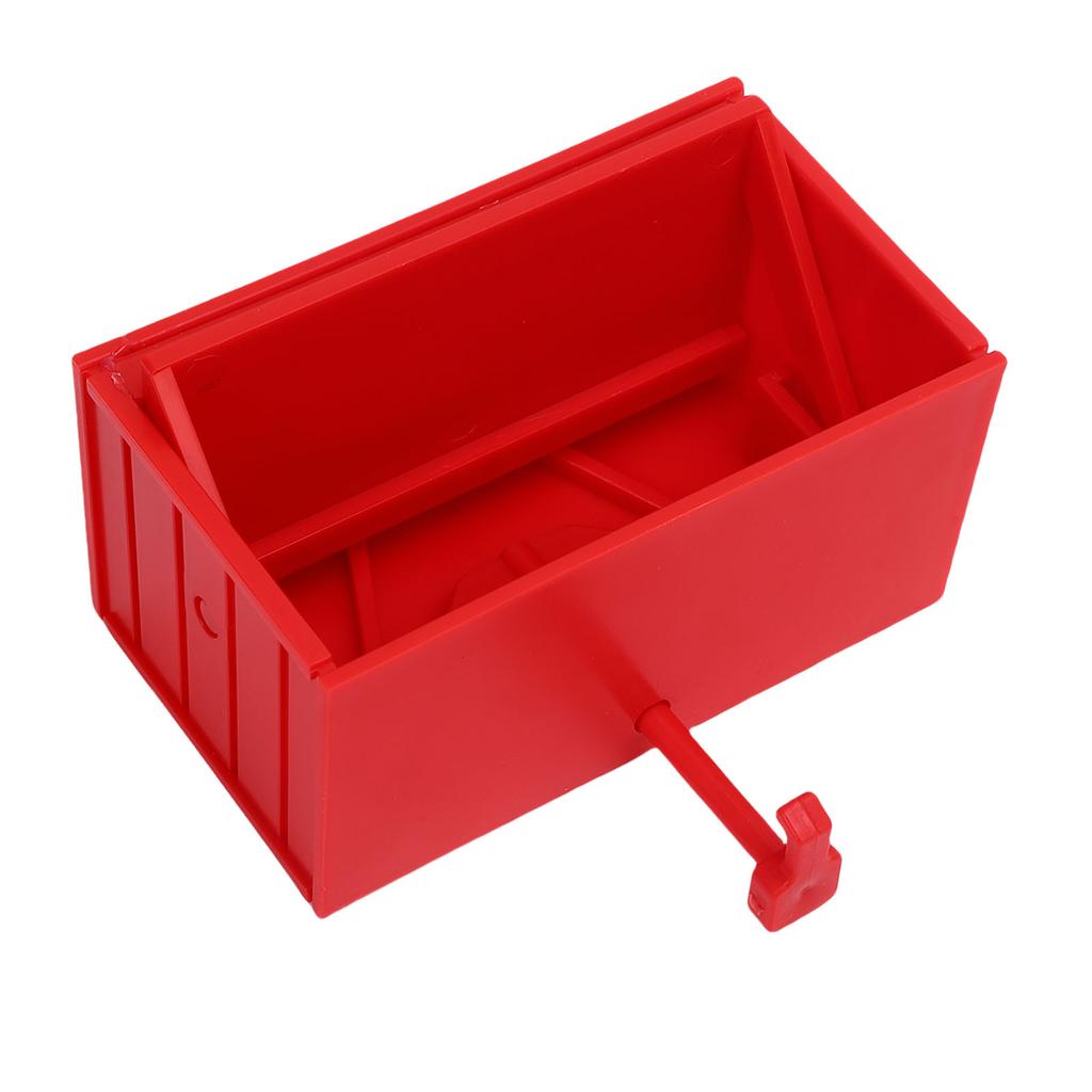 Car Garage Key Holder with Opening Door Decorative Wall Mounted Key Holder for Entryway Red