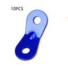 10PCS Outdoor Camping Camping Tent Wind Rope Buckle Two Eyes Aluminum Alloy Parachute Fixed Sliding Adjustable Buckle Awning