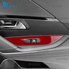 Autocolant Real din Fibră de Carbon Moale Pentru Peugeot 208 e-208 2020 2025 2025 2025 2025 2025 Panou Ornament Buton Ridicare Geam Față Spate Mașină