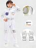 Halloween Astronaut Cosplay Costume Kids Boy Girl Jumpsuit Cartoon Space Party Spaceman Outfit White Spacesuit Bodysuit Clothing