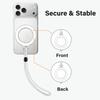 Strong Magnetic Phone Holder with Lanyard for Magsafe Magnetic Finger Ring Stand for IPhone17 16 Xiaomi 5