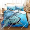 3D Print Anime Chained Soldier Bedding Set Single Twin Full Queen King Size Bed Set Adult Kid Bedroom Duvetcover Sets Anime