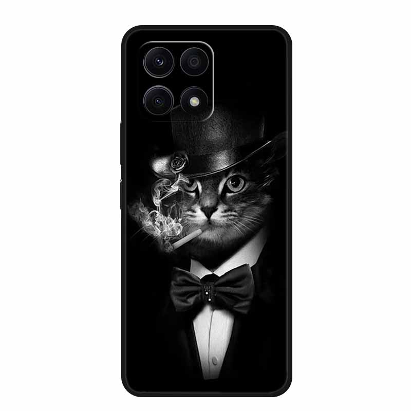 For Honor X6B Case Soft Printed Lion Wolf TPU Silicone Cover for Huawei Honor X6b Case JDY-LX1 Protection HonorX6b Girl Covers
