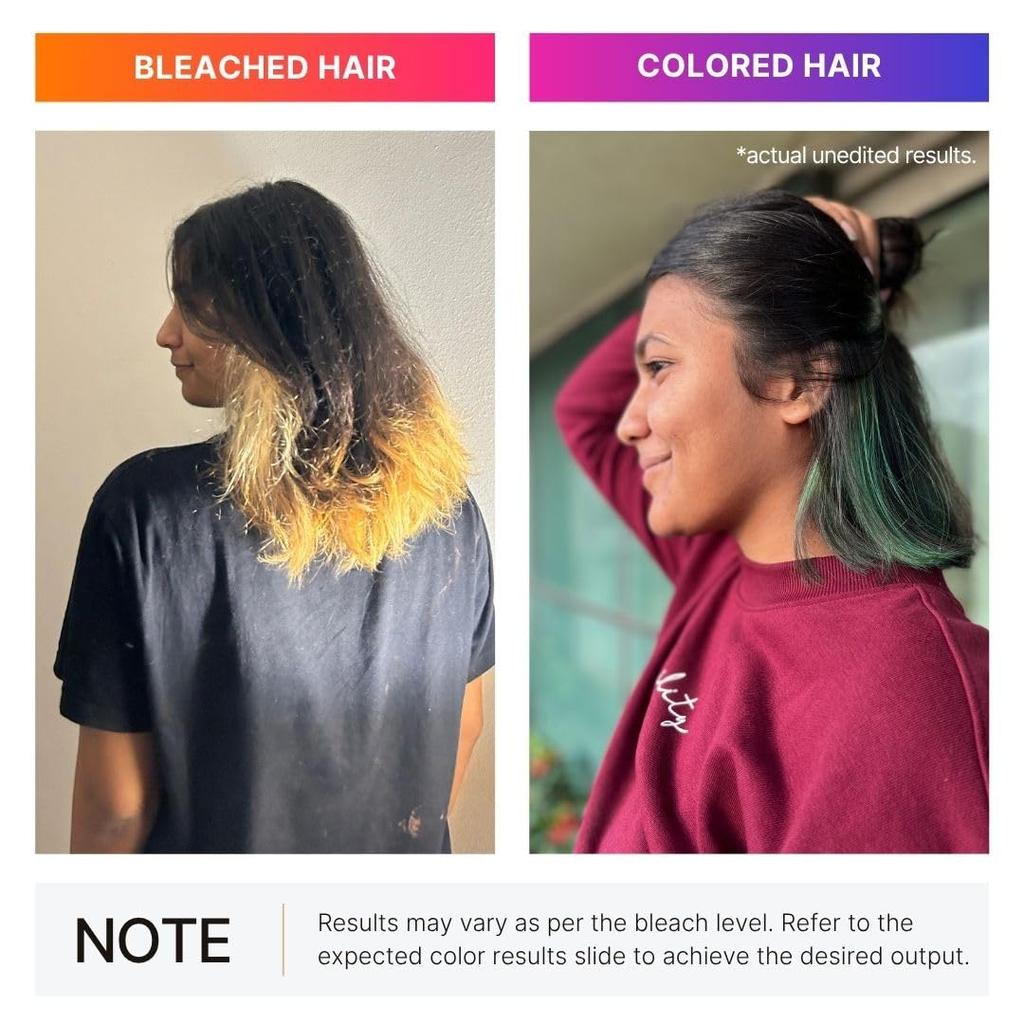 2.Oh! Italian- Emerald Green Hair Color For Women & Men | Ammonia-Free DIY Semi Permanent Hair Color | Enriched with Argan Oil | Lasts upto 12-15 Wa