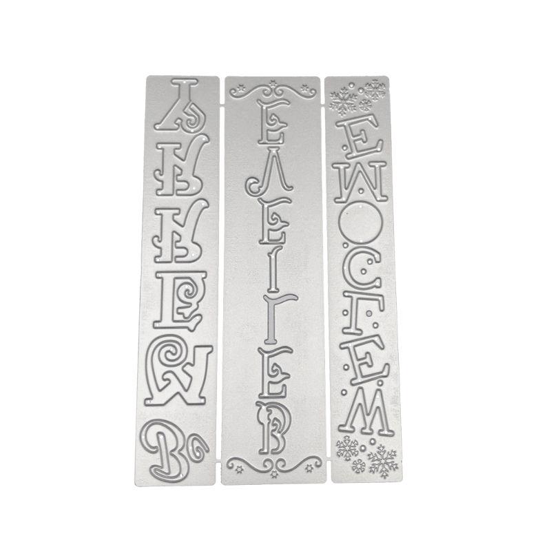 Sentances Stencil Buy Sentences Metal Cutting Dies Stencil Scrapbooking DIY Album Stamp ...