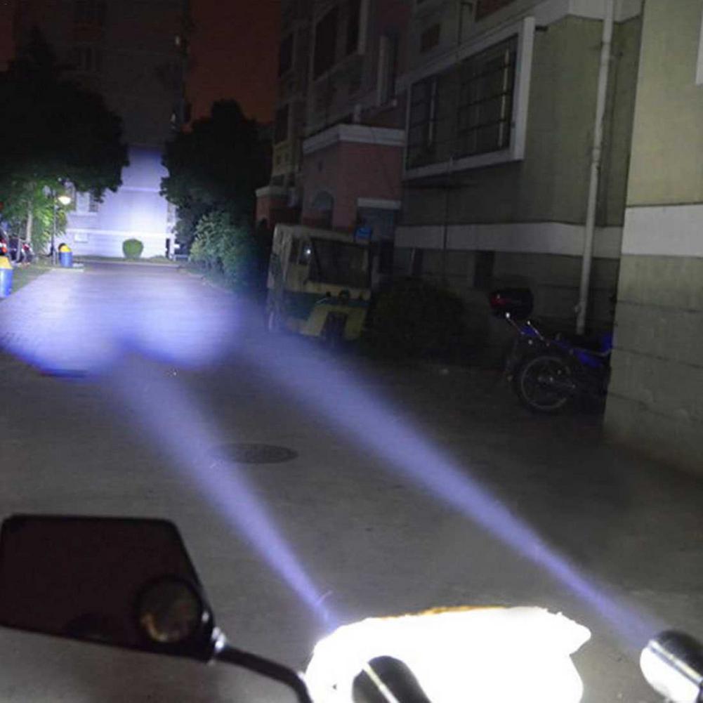 10W High-power Motorcycle Headlight LED Lens Electric Spotlight Driving Spot Fog Lights For Car ExternalAccessories Bulb 12V