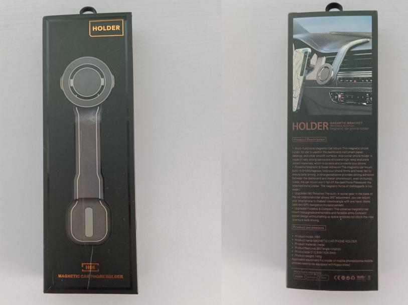 Rotatable Magnetic Car Phone Holder - Multifunctional and Bendable for Navigation and Selfies