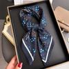 Cashew Print Female Neck Scarf Cotton Linen Feeling Women Square Hair Scarves Foulard Head Band Shawls Wraps Neckerchief Bandana