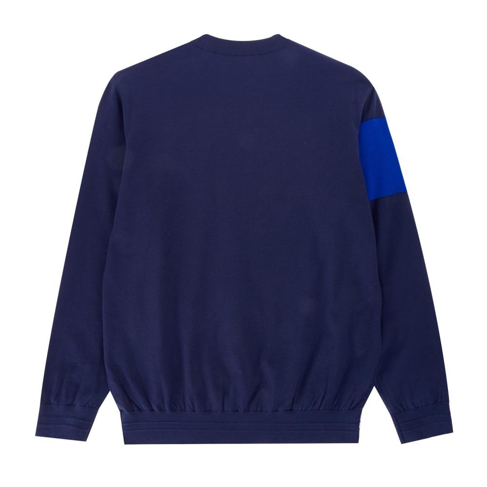 PIGC Men'S Square Color Block Knit Navy (Sfc240249)