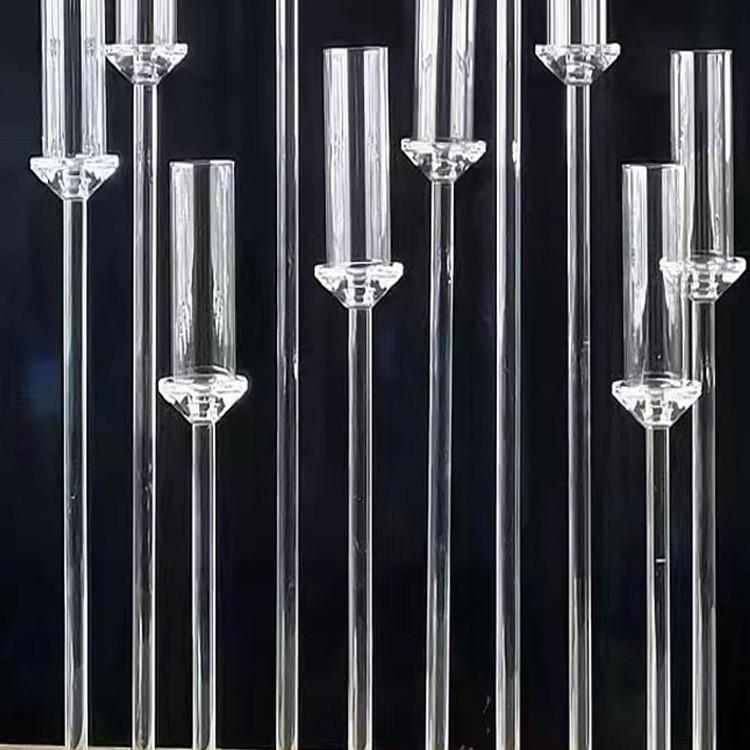 European Crystal Candlestick - Elegant Wedding & Home Décor Candle Holder