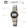 SKMEI Luxury Watches Waterproof Sports Ladies Small Dial Digital Stainless Steel Wristwatches Women Electronics Watch