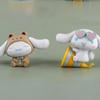 Adorable Yu Gui Dog Party 6-pack Big-ear Dog Pudding Dog Handicrafts Diy Patch Toys Decoration Ornaments