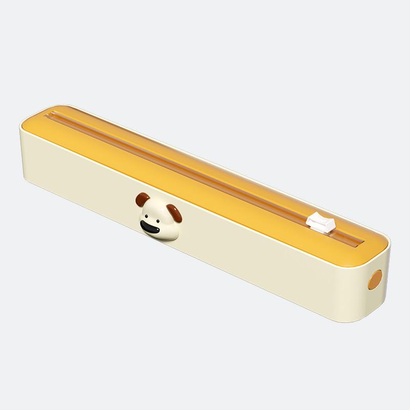 

Двулезвийный резак для пищевой пленки, магнитный тип, регулируемый, резак для бумаги для выпечки и алюминиевой фольги, коробка для хранения