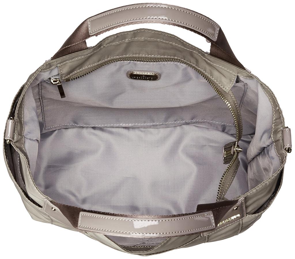 Labagagerie 2-Way Nylon Tote Bag, Women's, B72-12-02, Gray, Free Size
