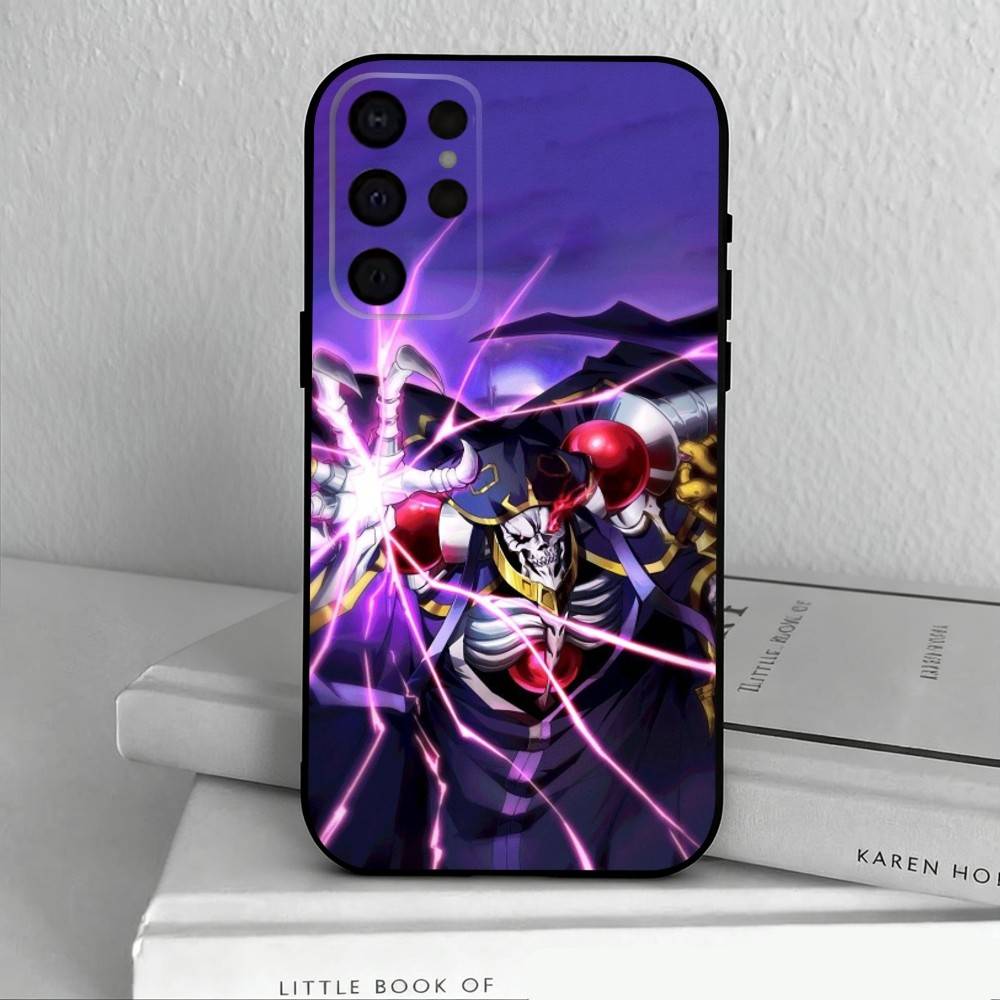 Anime O-Overlord-D  Phone Case For Samsung S25,S24,S21,S22,S23,S30,Ultra,S20,Plus,Others Soft Black Case