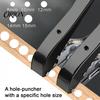 Precision Drilling Hardware Single Hole Puncher, Adjustable 3 in 1 Edge Woodworking Tool, Three One Carpentry Pliers Handheld Punching Machine for DIY