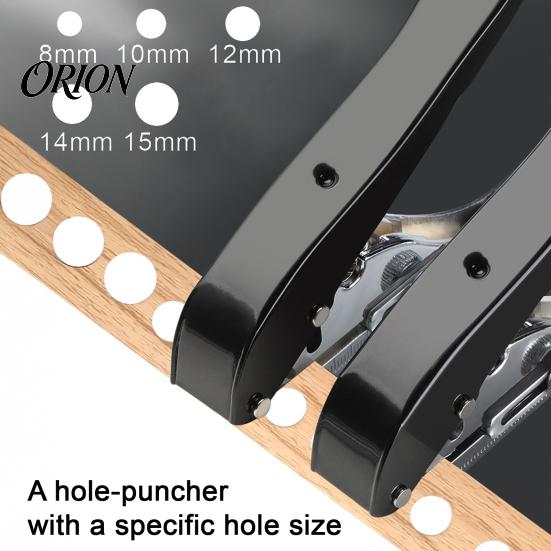 Precision Drilling Hardware Single Hole Puncher, Adjustable 3 in 1 Edge Woodworking Tool, Three One Carpentry Pliers Handheld Punching Machine for DIY