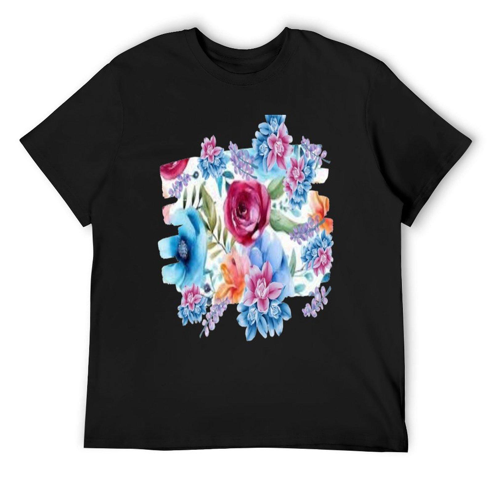 

Spring Blossoms, Bohemian design, Abstraction, bold colorful abstract playful design inspired by nature T-Shirt 4XL