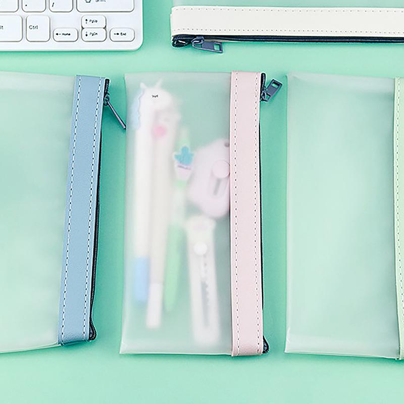 Clear Zipper Coin Purse Cute Wallet Portable Credit Card Id Bag Lipstick Pouch Data Line Key Earphone Organizer