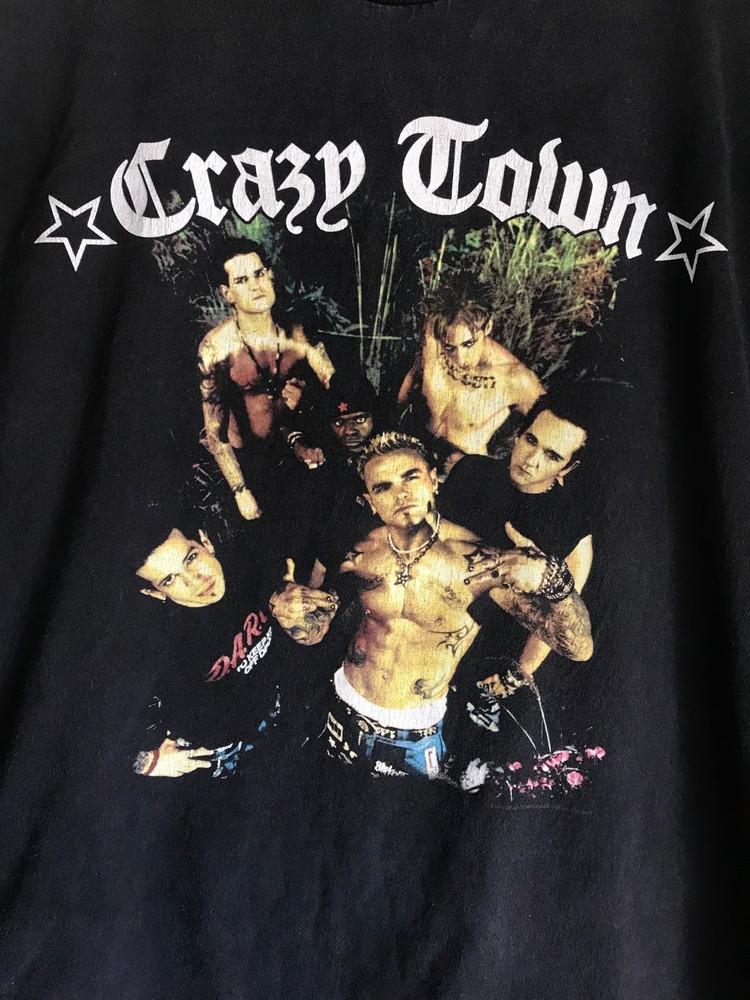 

Crazy Town Band In Concert Heavy Cotton Black All Size T Shirt UR366 Unisex T-Shirt XXXL