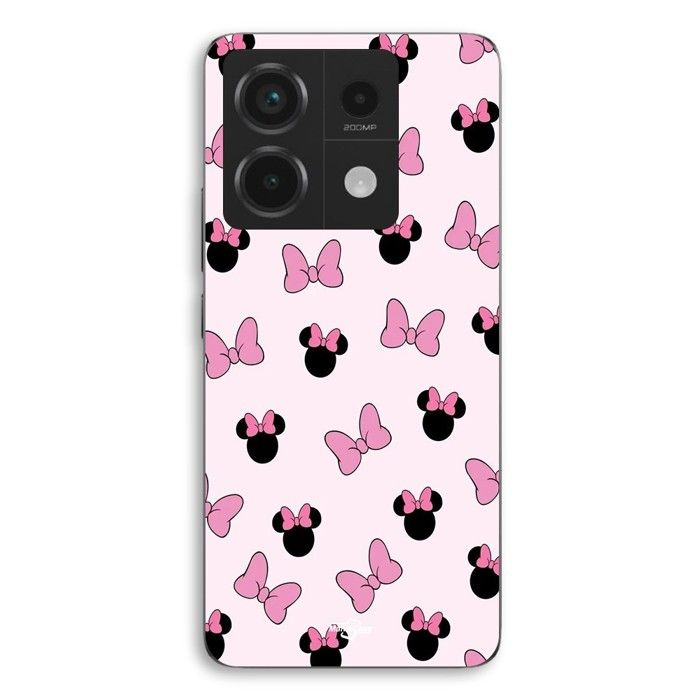 Coque de téléphone - MANIACASE - Xiaomi Redmi Note 13 Pro 5G - Silicone TPU - Souple - Minnie noeud rose