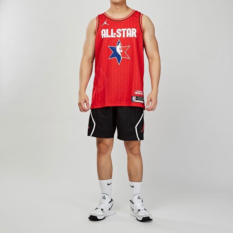 Jordan NBA All-Star 2020 Leonard No. 2 Breathable Basketball Vest Men Tops Red CJ1063-666