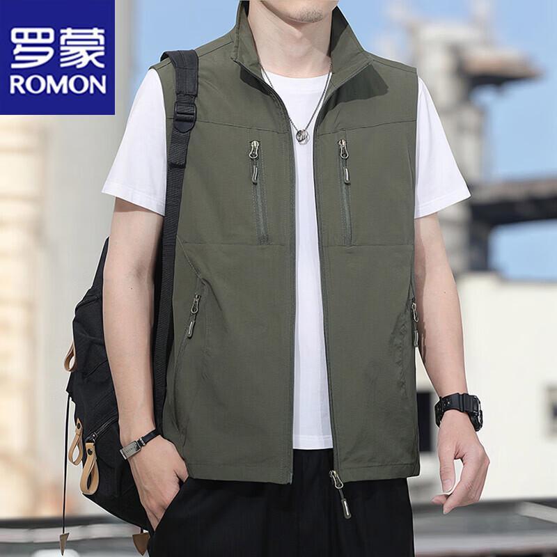 

ROMON Men s Multi-Pocket Outdoor Vest M