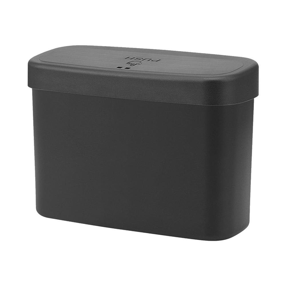 Car Door Trash Can Small Automatic Portable Trash Can Small Automatic Portable Car Trash Can Easy Pop-up Lid Interior