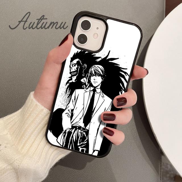 Death Note Anime Phone Case for iPhone 11 12 13 14 Pro Max Mini X XR XS SE 2020 5 6S 7 8 Plus Samsung Galaxy S21 S22 Cover Shell